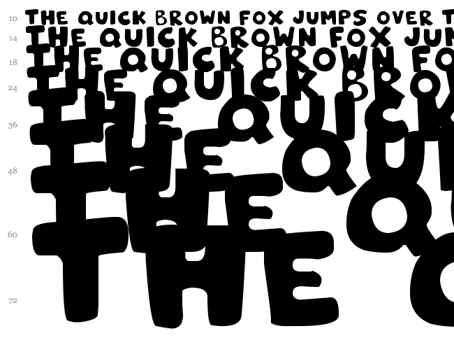 Patchwork Stitchlings font waterfall